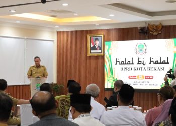 Wali dan Wawali Kota Bekasi Hadiri Halal Bihalal di DPRD Kota Bekasi