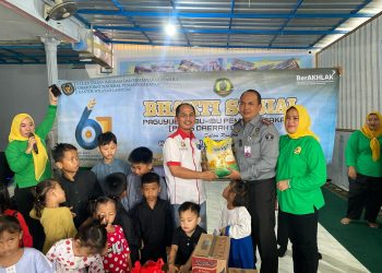 Hangatkan Hati Anak Panti, Lapas Narkotika Bandar Lampung Tebar Kepedulian di HBP ke-61