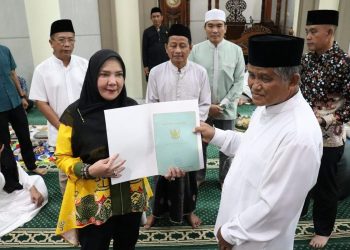 Wali Kota Eva Dwiana Silaturahmi Ramadan di Kecamatan Sukarame