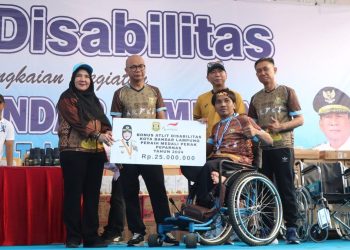 HUT Ke-343, Pemkot Bandar Lampung Sukses Selenggarakan Jalan Sehat dan Senam Disabilitas