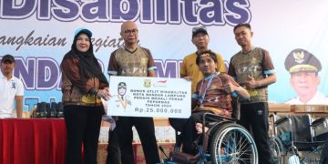 HUT Ke-343, Pemkot Bandar Lampung Sukses Selenggarakan Jalan Sehat dan Senam Disabilitas