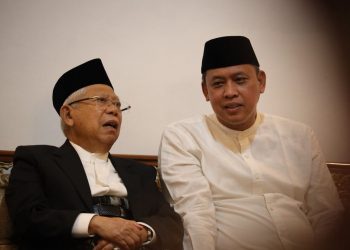 Wali Kota Bekasi Hadiri Halal Bihalal PCNU Bersama KH. Ma’ruf Amin.