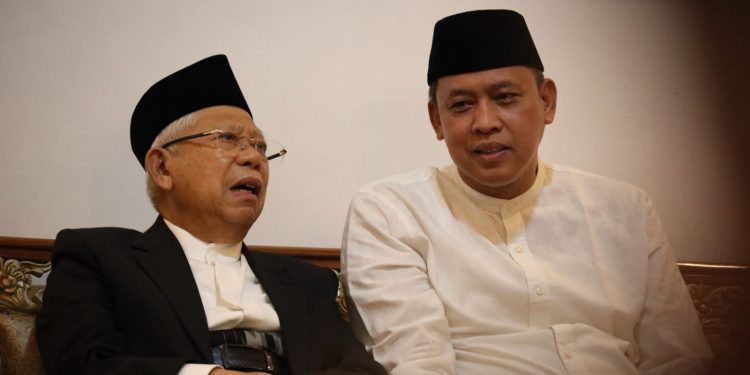 Wali Kota Bekasi Hadiri Halal Bihalal PCNU Bersama KH. Ma’ruf Amin.