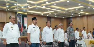 Bupati Batu Bara Hadiri Rakor Penanganan Infrastruktur Jalan dan Jembatan di Provsu