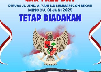 Hari Lahir Pancasila Minggu 1 Juni 2025: Pemkot Bekasi tetap Gelar CFD