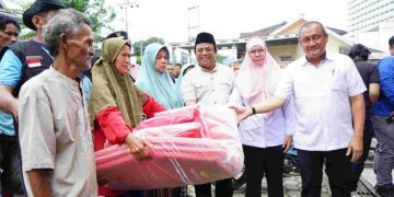 Pemkot Bandar Lampung Tak Putus Salurkan Bantuan Bagi Warga Terdampak Banjir