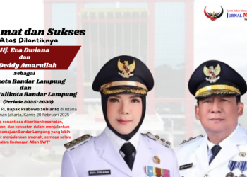 Eva Dwiana dan Deddy Amarullah Resmi Pimpin Bandarlampung, Siap Wujudkan Kota Lebih Maju