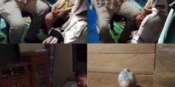 Periksa Kesehatan Lansia Ketua TP.PKK Desa, Bides, kunjungi rumah warga