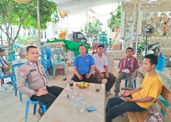 Jaga Kondusifitas Pasca PSU, Bhabinkamtibmas Polres Pesawaran Gencarkan “Cooling System”