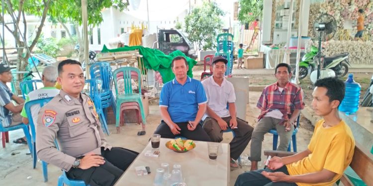 Jaga Kondusifitas Pasca PSU, Bhabinkamtibmas Polres Pesawaran Gencarkan “Cooling System”