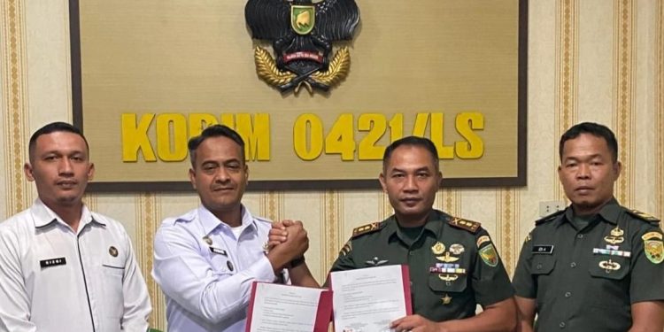 Strategi Penguatan Pengamanan, Rutan Bandar Lampung Teken Mou Dengan Kodim 0421/LS