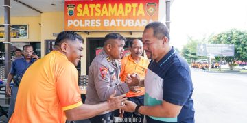 Turut Meriahkan Hari Bhayangkara, Bupati Batu Bara Ikuti Olahraga Bersama Polres Batu Bara