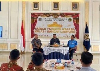 Rutan Kelas I Bandar Lampung Jadi Pusat Konsolidasi Pemasyarakatan Way Huwi