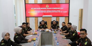 Kejari OKU Gelar Ekspose Vicon, Kasus Penganiayaan Diselesaikan Lewat Restorative Justice