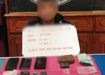 POLRES TEBO KEMBALI UNGKAP JARINGAN PEREDARAN NARKOTIKA JENIS SABU DI DESA AUR CINO,KEC VII KOTO
