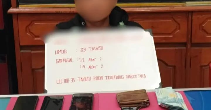 POLRES TEBO KEMBALI UNGKAP JARINGAN PEREDARAN NARKOTIKA JENIS SABU DI DESA AUR CINO,KEC VII KOTO