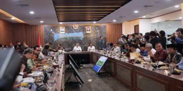 Rakor Bersama Menko Bidang Pangan Bahas PSEL, Wali Kota Bekasi Nyatakan Siap Terapkan Teknologi Pengolahan Sampah.