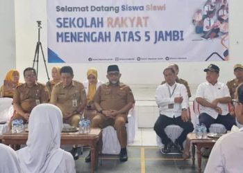 Sudirman Pantau Masuk Hati Pertama Sekolah Rakyat Menengah Atas Lima Jambi