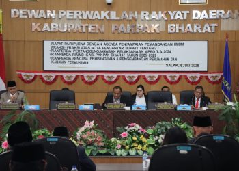 Fraksi DPRD Pakpak Bharat sampaikan pandangan umum pidato nota pengantar bupati