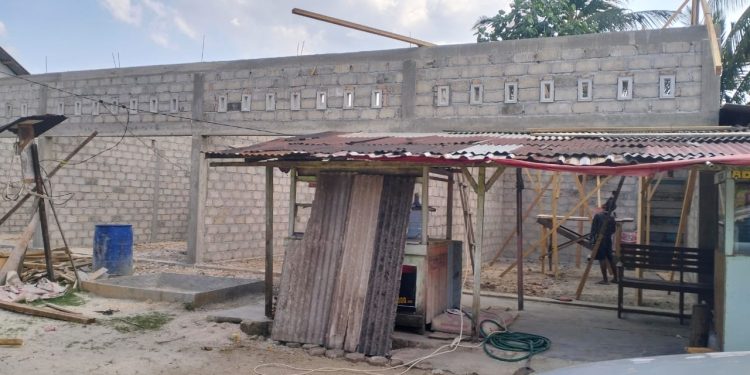 Di Duga Tidak Transparan Pembangunan Ruko Pasar Desa Lingga Kuamang Di Pertanyakan ?