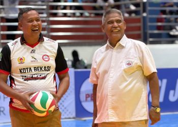 Wali Kota Bekasi Tri Adhianto Sambut Atlet Voli se-Jabar di Babak Kualifikasi PORPROV XV