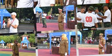 BKPSDM Kota Bekasi Selenggarakan Lomba Peraturan Baris Berbaris Antar Kelurahan