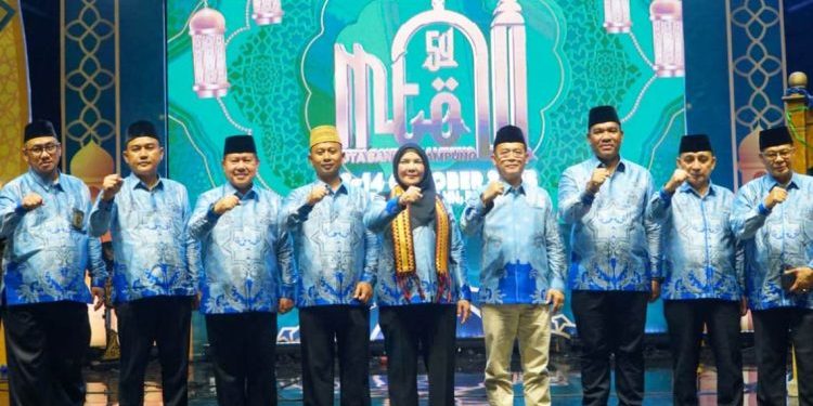 Tumbuhkan Kecintaan kepada Allah dan Alquran, Wali Kota Eva Dwiana Buka MTQ ke-54 Bandar Lampung