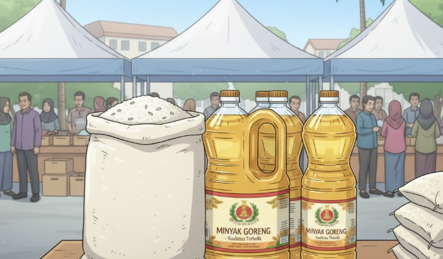 Pemkot Bandar Lampung Kembali Salurkan Bantuan Beras dan Minyak Goreng untuk 52 Ribu KPM