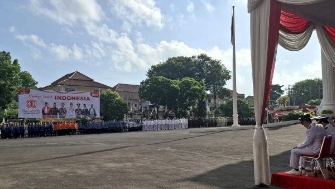 Pemkot Bandar Lampung Gelar Upacara HUT ke-80 RI, Wali Kota Ajak Teladani Semangat Pahlawan