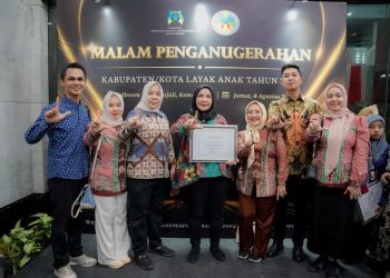 Pemkot Bandar Lampung Raih Penghargaan Kota Layak Anak 2025