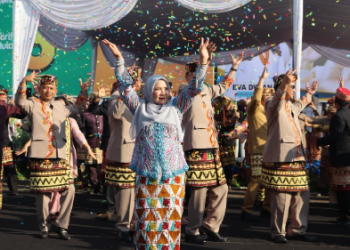 Lestarikan Budaya Lampung, Pemkot Bandar Lampung Gelar Karnaval Budaya Tari Ngigel