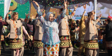 Lestarikan Budaya Lampung, Pemkot Bandar Lampung Gelar Karnaval Budaya Tari Ngigel