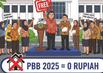Pemkot Bandar Lampung Gratiskan PBB di Bawah Rp. 150 Ribu, Ini Syarat dan Rinciannya