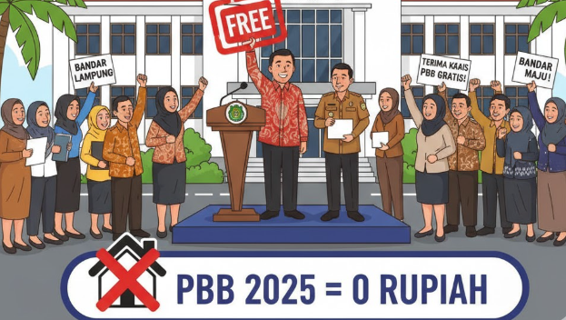 Pemkot Bandar Lampung Gratiskan PBB di Bawah Rp. 150 Ribu, Ini Syarat dan Rinciannya
