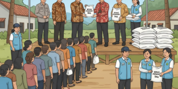 Pemkot Bandar Lampung Salurkan Bantuan Beras untuk Korban Banjir di Teluk Betung Timur