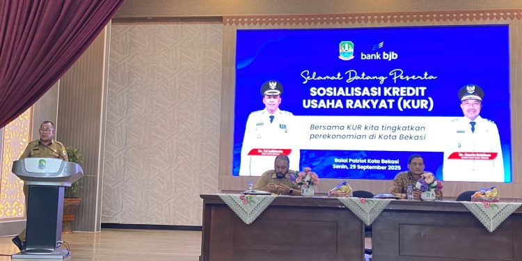 Dorong UMKM Naik Kelas, Pemkot Bekasi Gelar Sosialisasi Program KUR Bank BJB