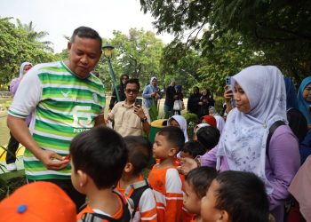 Tanamkan Pendidikan Sigap Bencana Sejak Usia Dini, Wali Kota Bekasi Apresiasi Antusias Anak TK Ikuti Pelatihan BPBD.