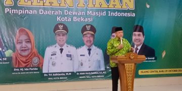 Wali Kota dan Wakil Wali Kota Bekasi Hadiri Pelantikan dan Raker DMI Kota Bekasi Tahun 2025