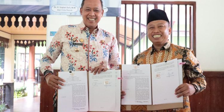Pemkot Bekasi dan Pemkot Depok Teken Kerja Sama Layanan Publik serta Penanggulangan Kebakaran