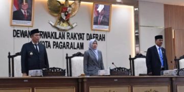 DPRD Kota Pagaralam Gelar Rapat Paripurna Bahas Tujuh Raperda Usulan Walikota