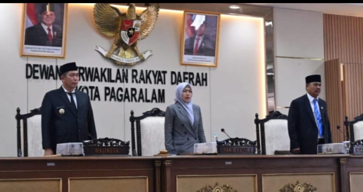 DPRD Kota Pagaralam Gelar Rapat Paripurna Bahas Tujuh Raperda Usulan Walikota