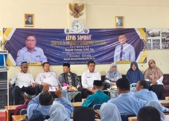 Lepas Sambut Kepsek SMAN 1 Tambun Utara, Camat Harap Kualitas Pendidikan Semakin Maju