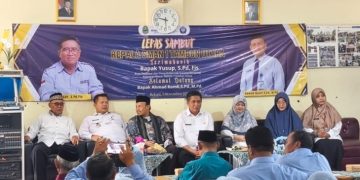Lepas Sambut Kepsek SMAN 1 Tambun Utara, Camat Harap Kualitas Pendidikan Semakin Maju