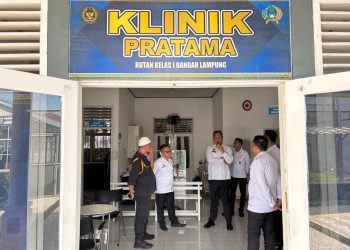 Kepala Rutan Kelas I Bandar Lampung Lakukan Kontrol ke Poliklinik, Pastikan Pelayanan Kesehatan Warga Binaan Berjalan Optimal