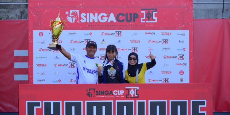 Tajimalela FA U-14 Raih Juara Singa Cup 2025 Singapura