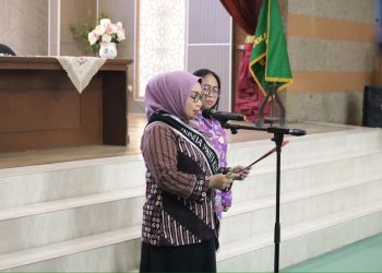 Wiwiek Hargono Tri Adhianto Dilantik Sebagai Bunda PAUD Kota Bekasi