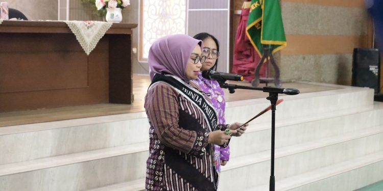 Wiwiek Hargono Tri Adhianto Dilantik Sebagai Bunda PAUD Kota Bekasi