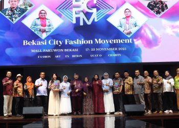 Wakil Wali Kota Bekasi Hadiri Pembukaan Bekasi City Fashion Movement 2025 di Pakuwon Mall