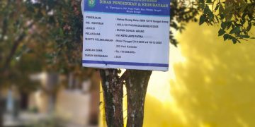 Rehab Ruang Kelas SD N 127 Sungai Arang Dipertanyakan Finishing Bangunan Terkesan Asal Jadi