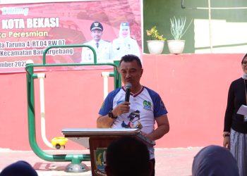 Wakil Wali Kota Bekasi Resmikan Prasasti Taman Patriot 3 di Sumurbatu Bantargebang
